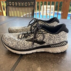 Brooks Adrenaline GTS 20 Sneakers Men's 13 Black White Lace-Up Athletic Running